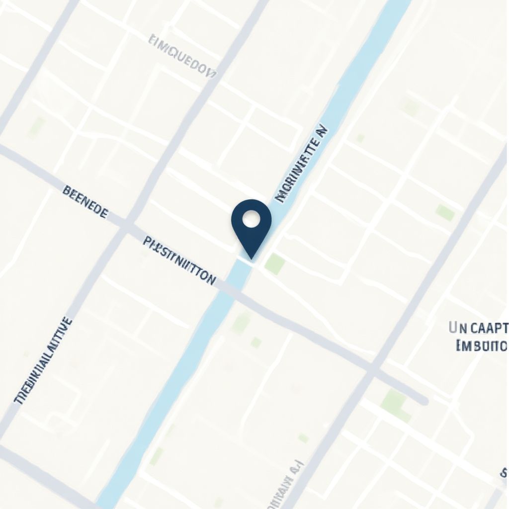 Mapa de ubicación de la Academia